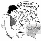 "I must be out of memory"